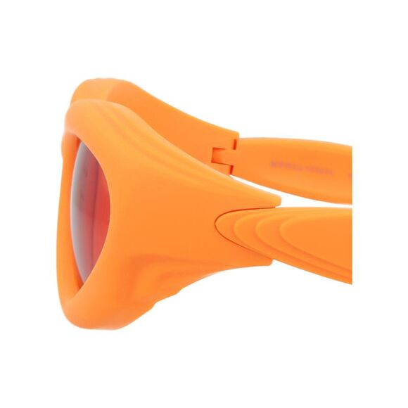 Bottega Veneta Round/Oval-Frame Injection Sunglasses Orange Unisex-Adult - Picture 4 of 6